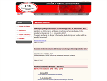 Tablet Screenshot of hematologija.org